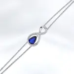 Karat Pırlantalı Safir Bileklik