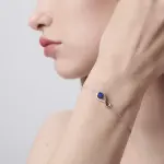 Karat Pırlantalı Safir Bileklik